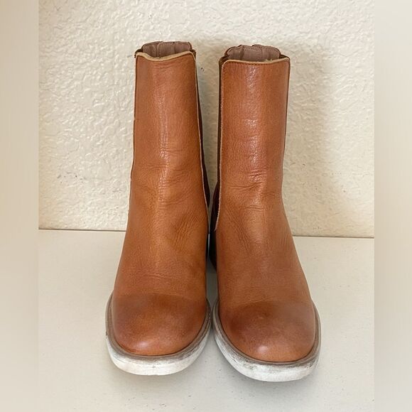 Free People Essential Chelsea Boot in whisky brown Women's Size US 37.5 EU 37.5 - Picture 9 of 17
